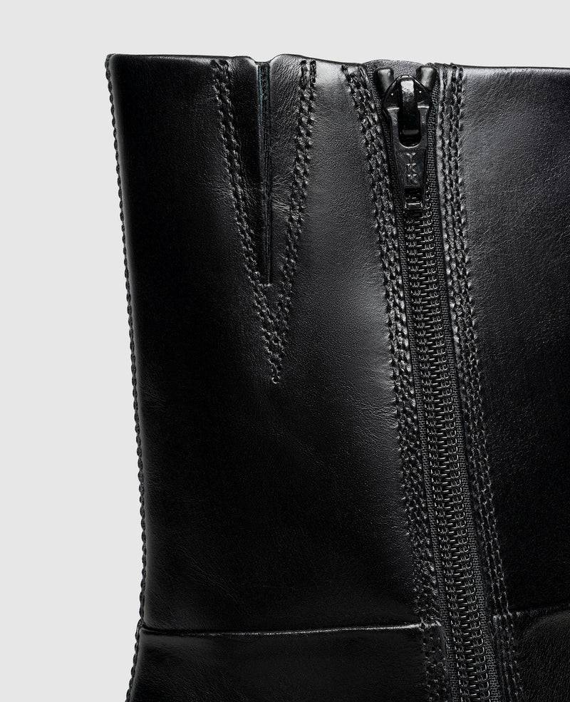 Shoepassion Angesagte Boots aus Glattleder mit hohem Blockabsatz Vagabond Shoepassion Rabatt