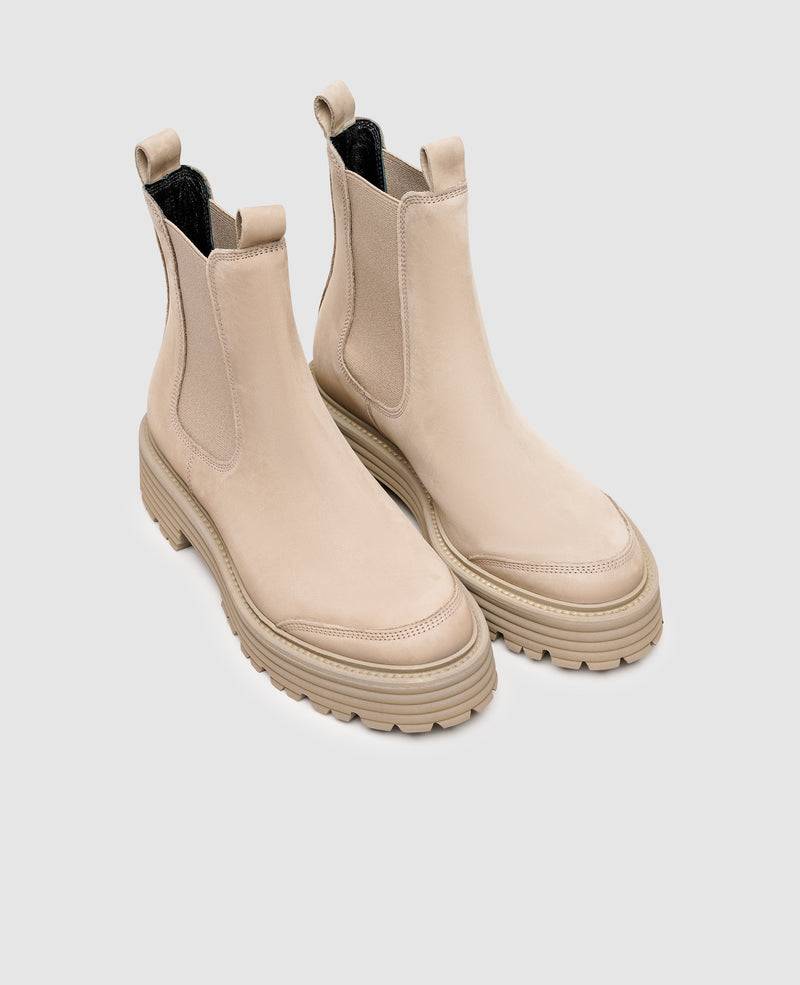 Shoepassion Stylische Chelsea Boots für Damen aus Nubuk Kennel & Schmenger Shoepassion Jubiläumsangebot