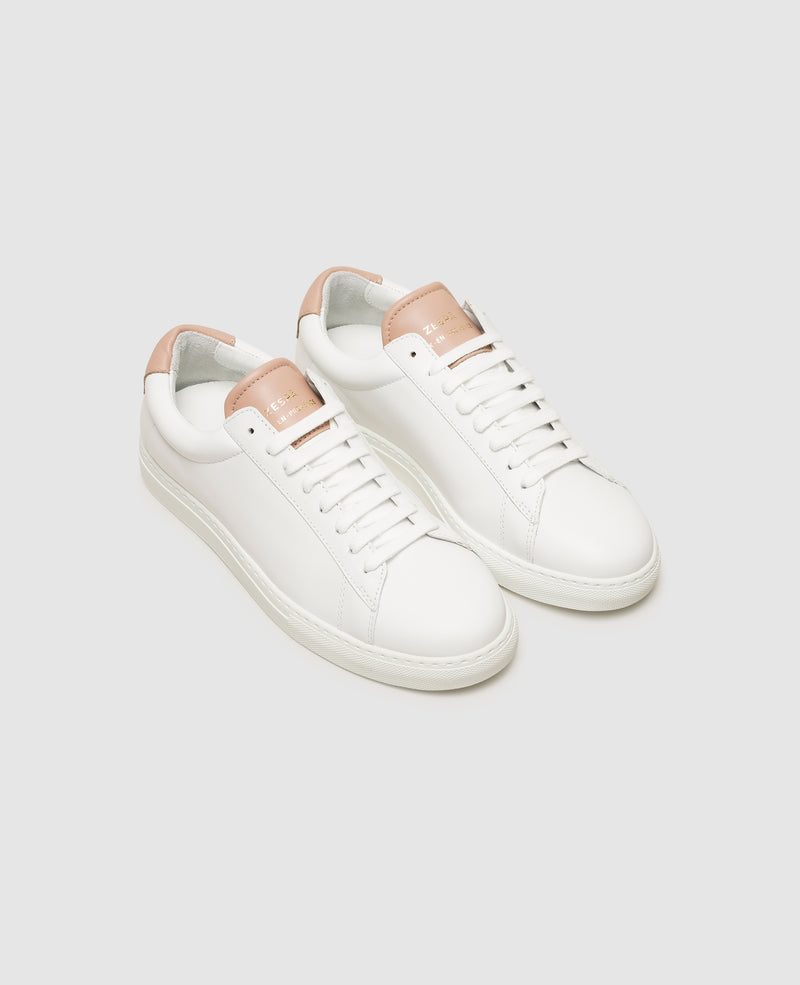 Shoepassion Schlichter Edel-Sneaker aus glattem Kalbsleder für Damen Zespà Shoepassion Lagerräumung
