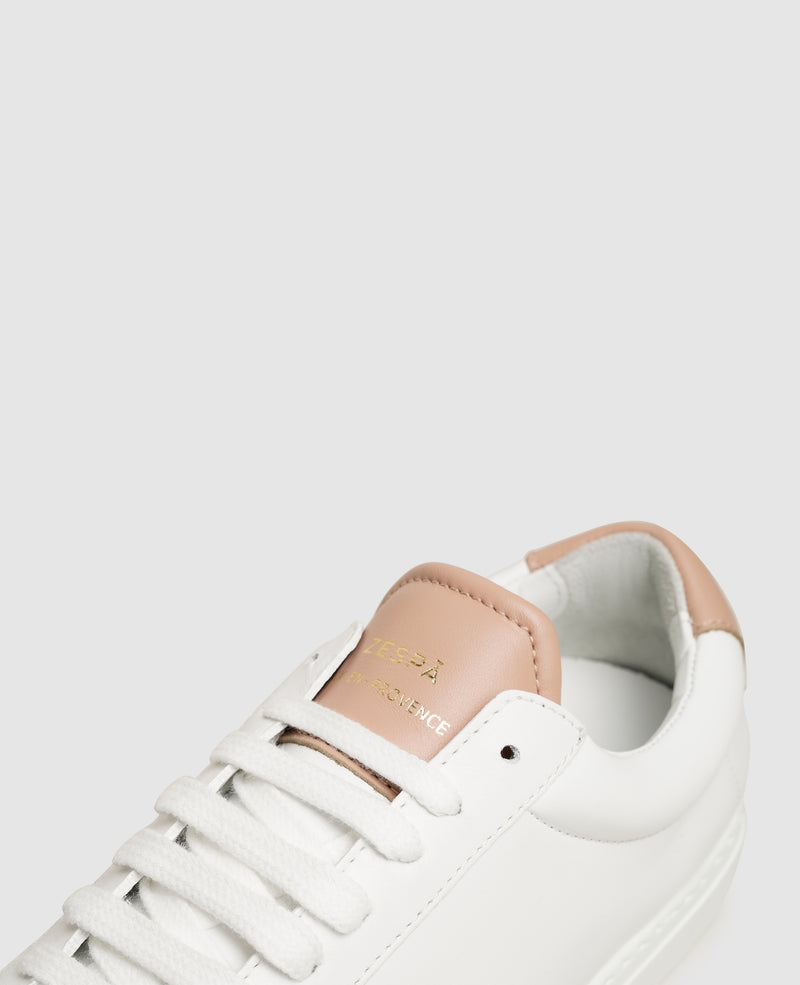 Shoepassion Schlichter Edel-Sneaker aus glattem Kalbsleder für Damen Zespà Shoepassion Lagerräumung