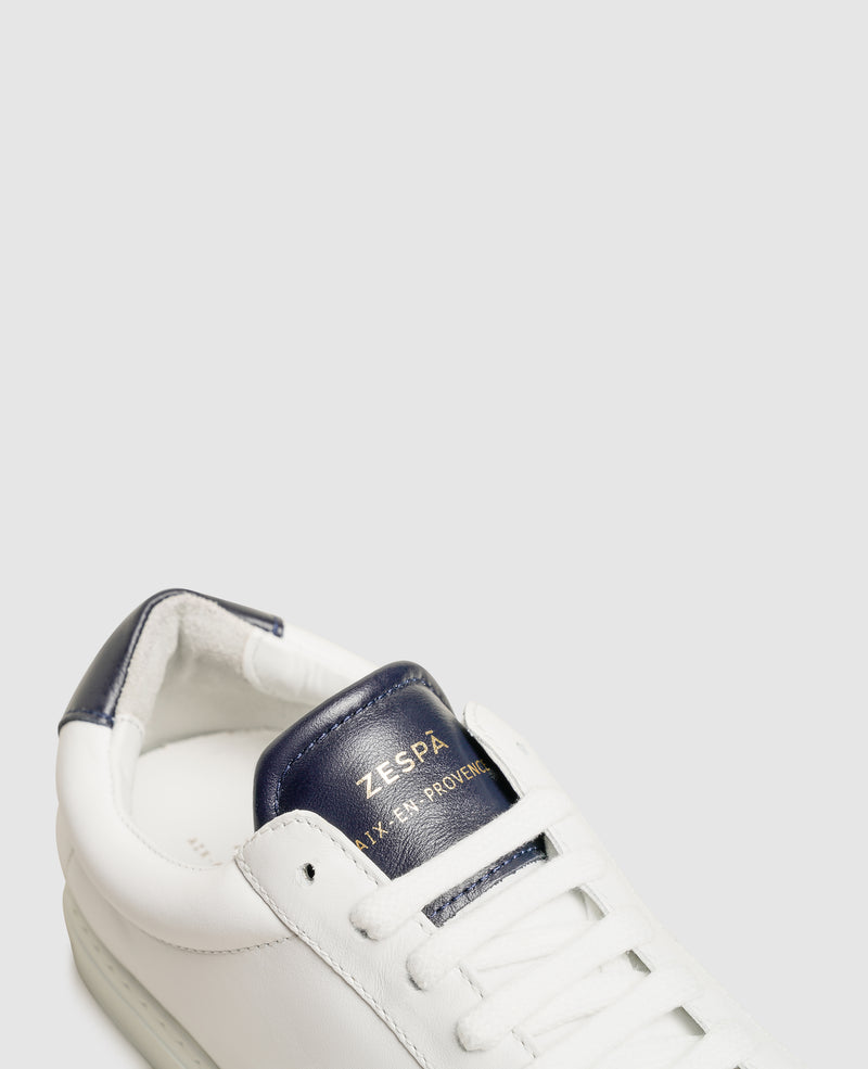 Shoepassion Schlichter Edel-Sneaker aus glattem Kalbsleder für Damen Zespà Shoepassion Heißer Verkauf