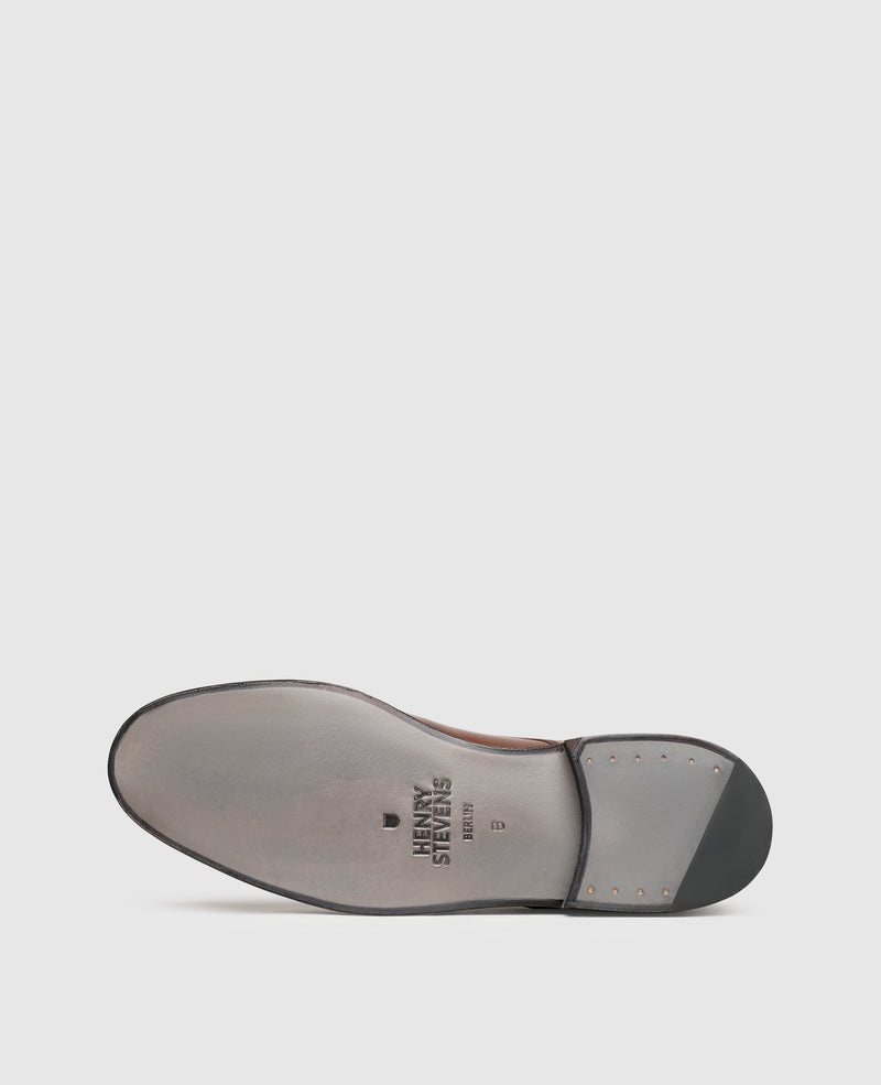 Shoepassion Rahmengenähter Captoe Derby Herrenschuh aus Leder Henry Stevens Shoepassion Große Rabatte
