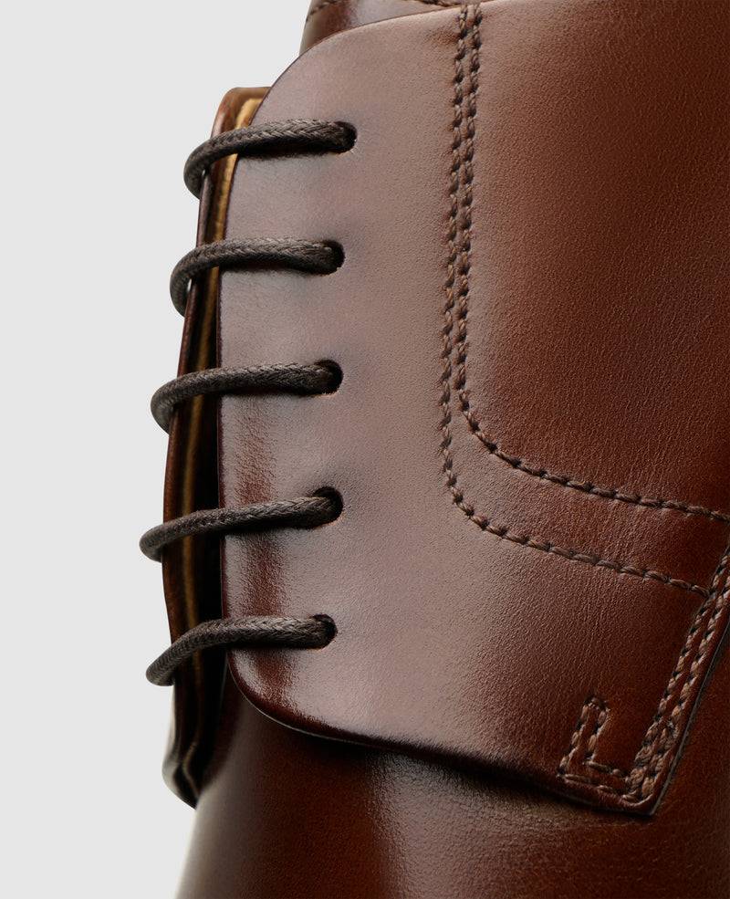 Shoepassion Rahmengenähter Captoe Derby Herrenschuh aus Leder Henry Stevens Shoepassion Große Rabatte