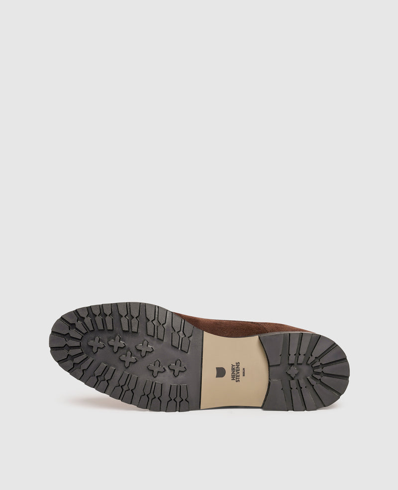 Shoepassion Robuste Boots aus feinem Velours für Herren Henry Stevens Shoepassion Sonderangebote