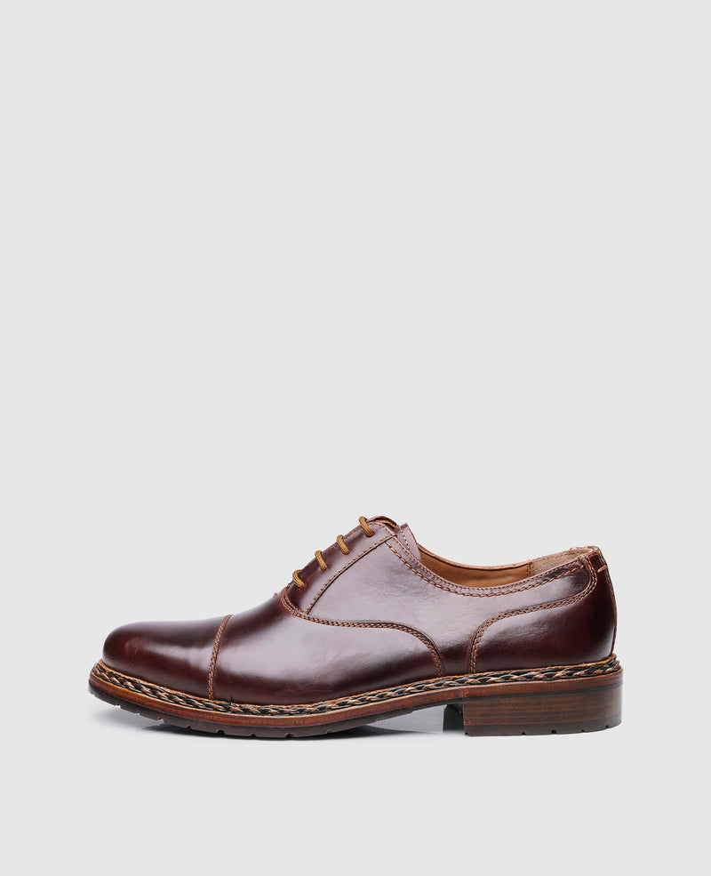 Shoepassion Heinrich Dinkelacker Modischer Captoe Oxford mit Zopfrahmen Shoepassion Online Outlet