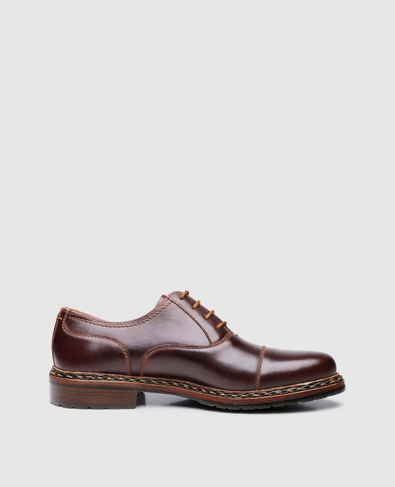 Shoepassion Heinrich Dinkelacker Modischer Captoe Oxford mit Zopfrahmen Shoepassion Online Outlet