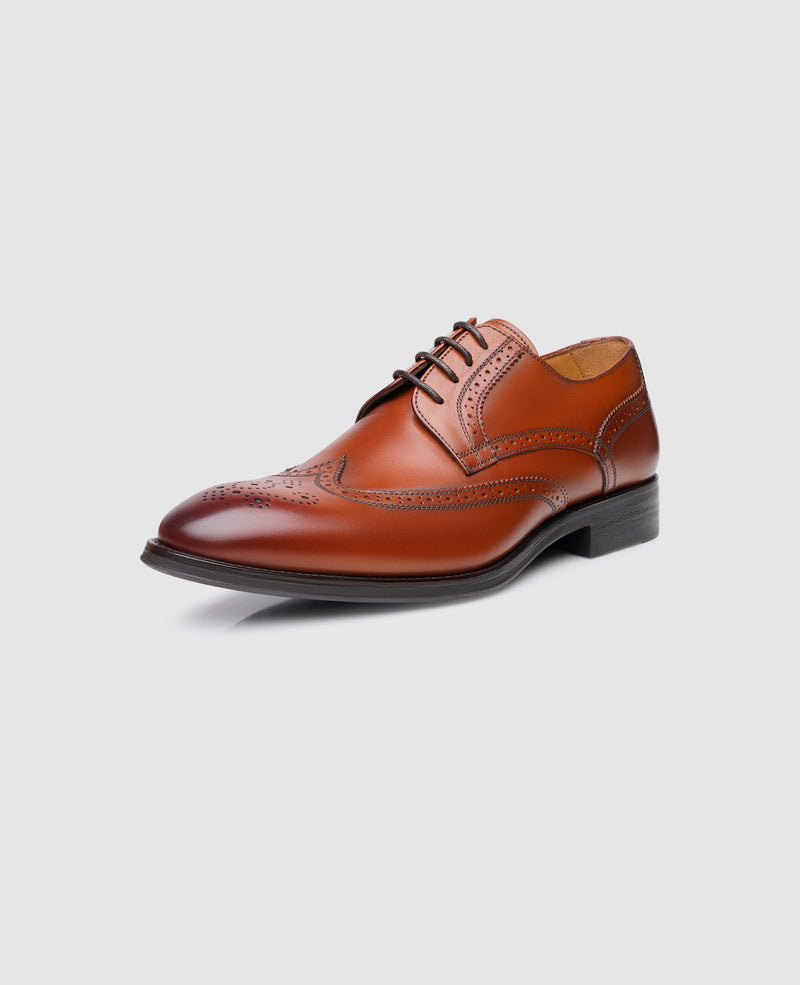 Shoepassion Handgefertigter Full-Brogue Derby Herrenschuh Comfort Line Shoepassion Kostenlose Rückgabe
