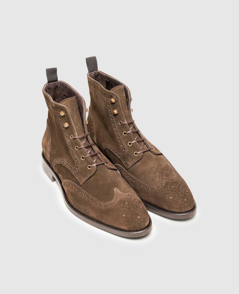 Shoepassion Flexible Herren-Boots aus Velours mit Verzierung Henry Stevens Shoepassion Bis zu 50% Rabatt
