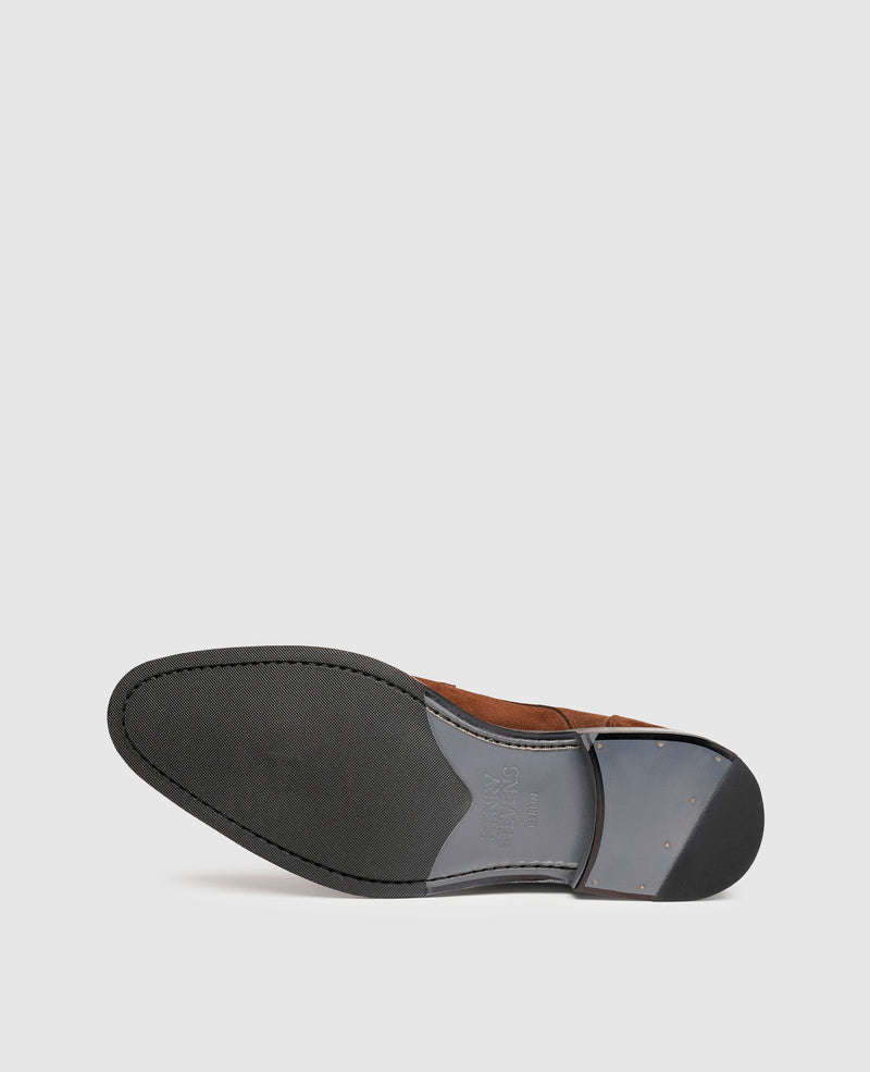 Shoepassion Flexible Derby-Boots für Herren aus Velours Henry Stevens Shoepassion 50% Rabatt mit kostenlosem Versand