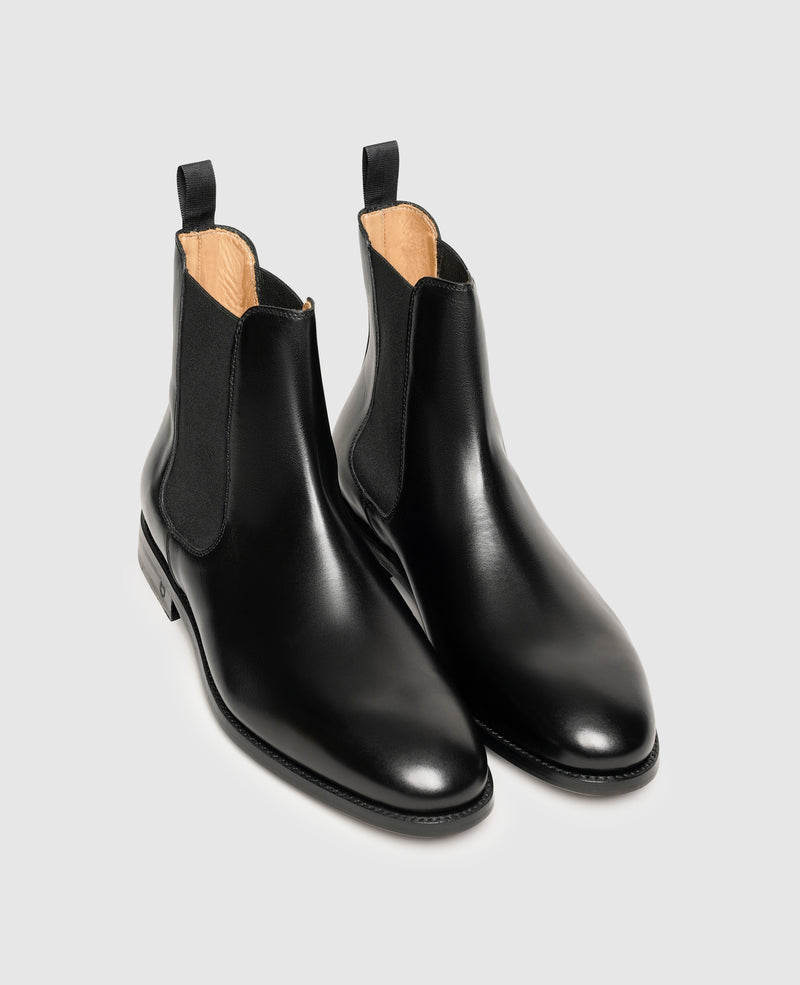 Shoepassion Rahmengenähte Chelsea Boots für Herren aus edlem Glattleder Shoepassion Begrenzt auf 3 Tage
