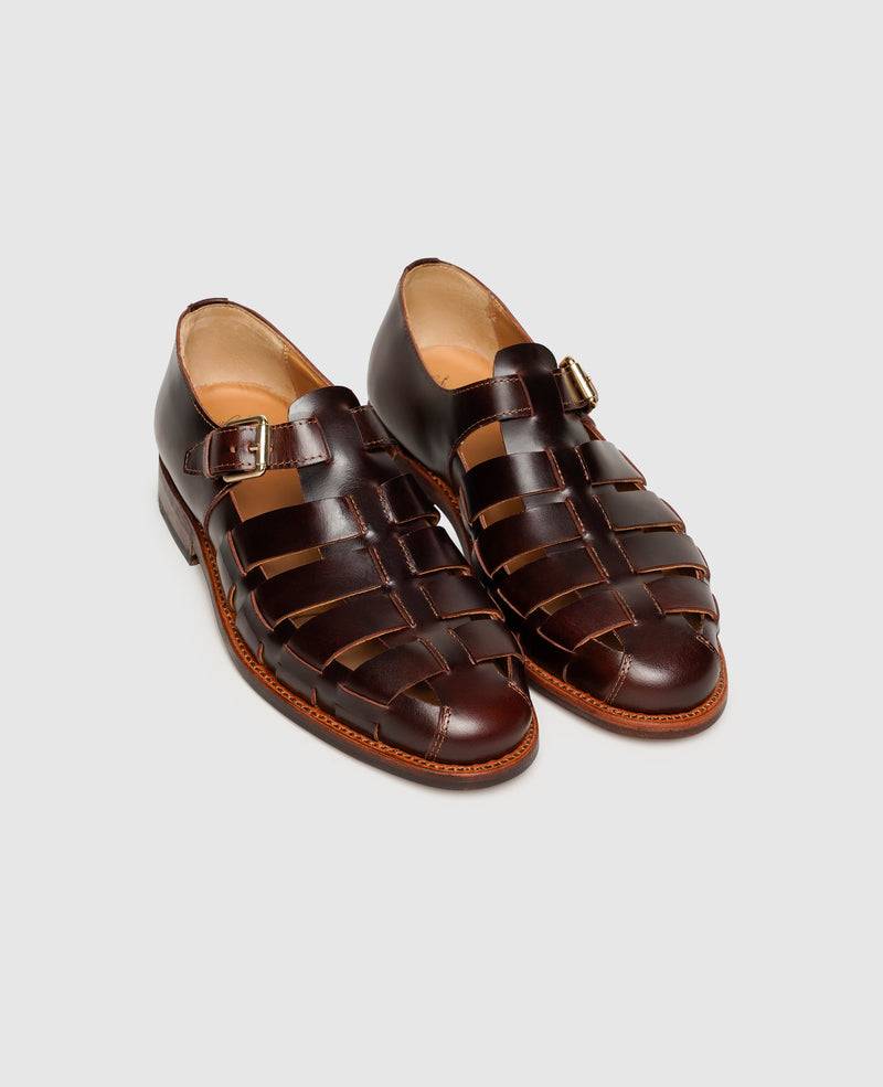 Shoepassion Edle Herren-Ledersandalen von Heinrich Dinkelacker Shoepassion Speichern exportieren