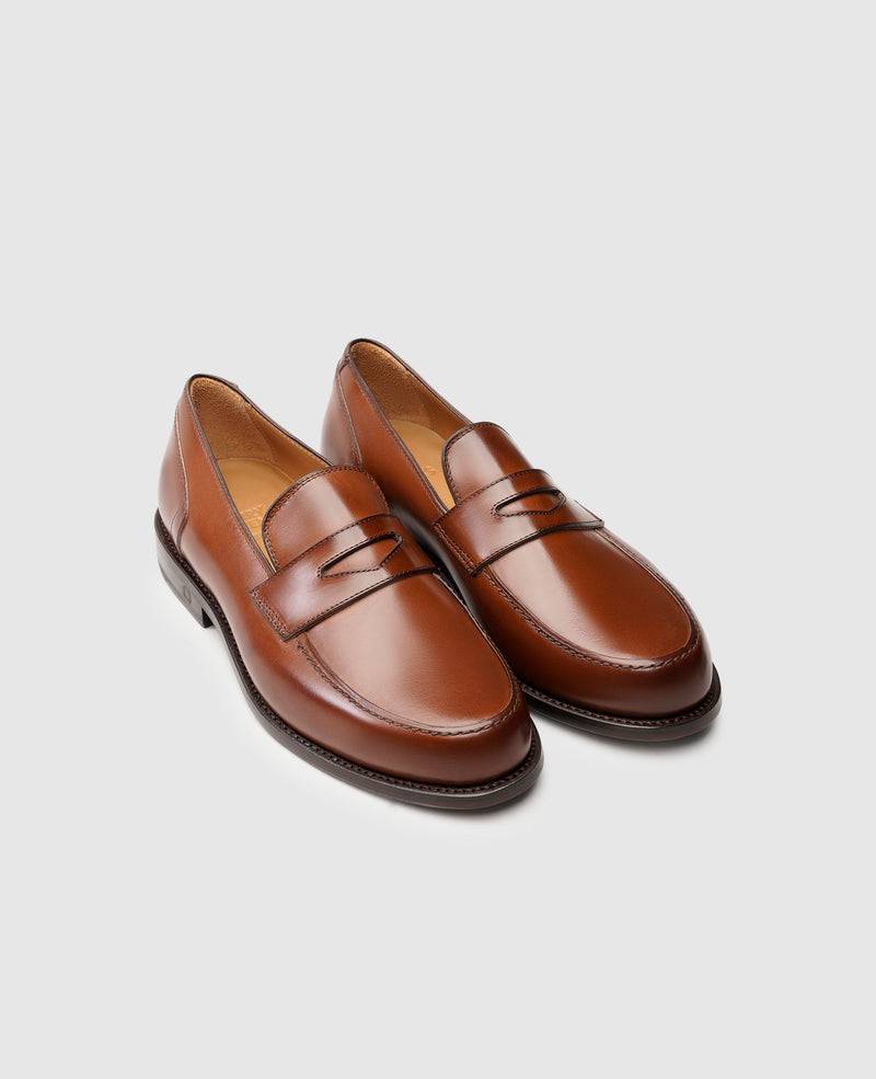Shoepassion Rahmengenähter Herren Penny Loafer aus Glattleder Henry Stevens Shoepassion 2025