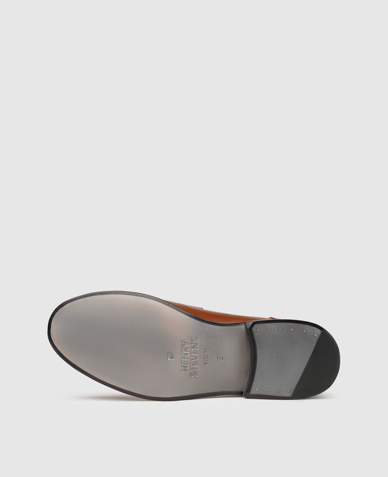 Shoepassion Rahmengenähter Herren Penny Loafer aus Glattleder Henry Stevens Shoepassion 2025