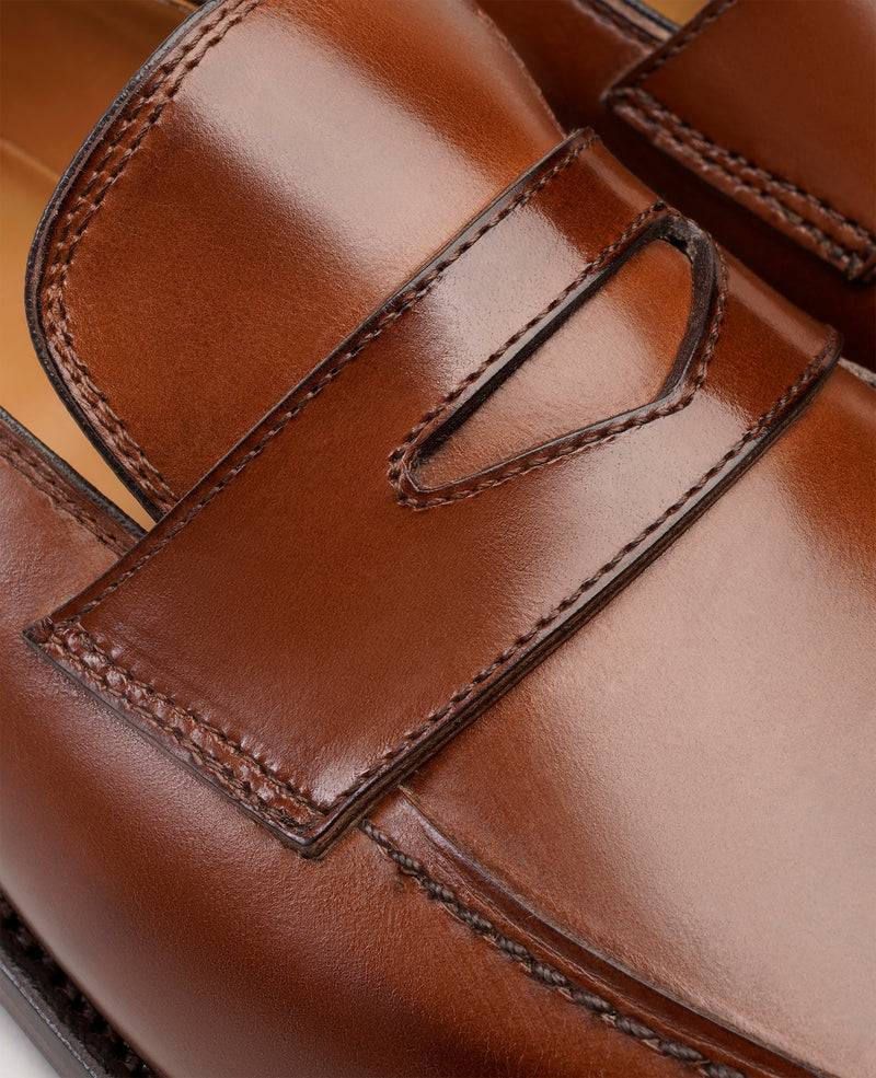 Shoepassion Rahmengenähter Herren Penny Loafer aus Glattleder Henry Stevens Shoepassion 2025