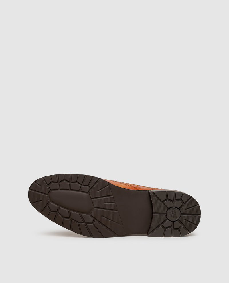 Shoepassion Zwiegenähte Full-Brogue Derby Herrenschuhe mit Toscana Calf Shoepassion Super Sparpreis