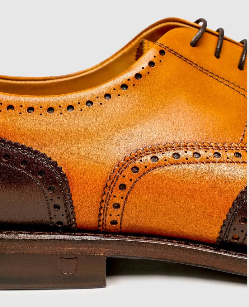 Shoepassion Klassischer Two Tone Herrenschuh aus Leder Henry Stevens Shoepassion Kostenlose Rückgabe