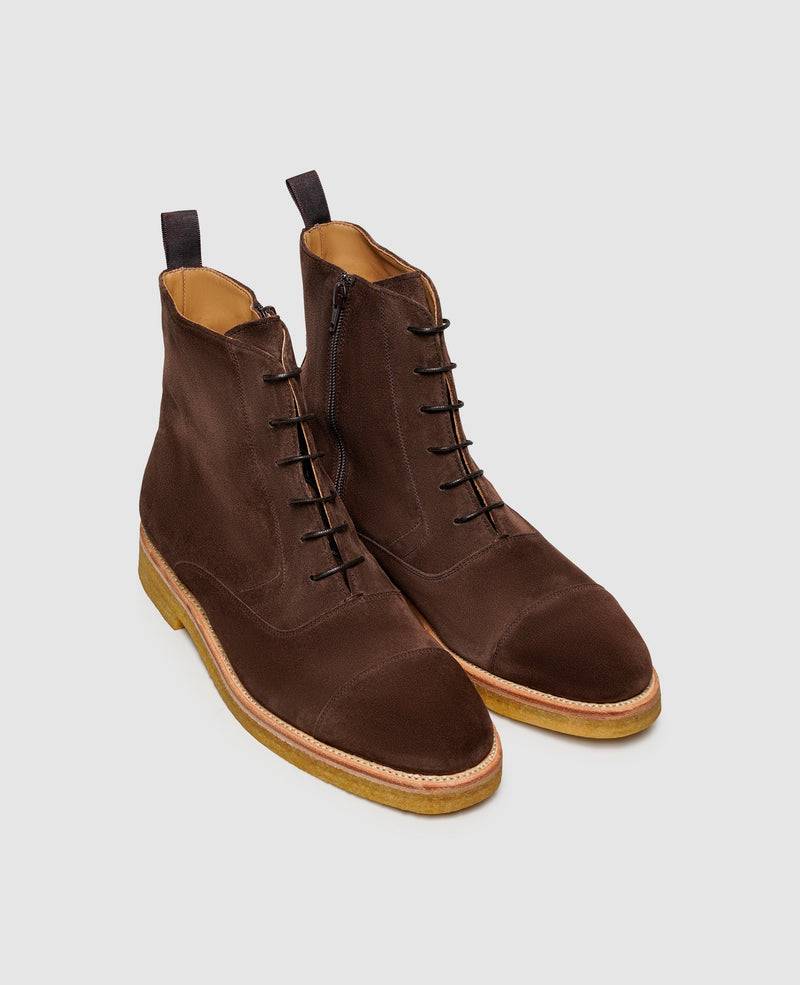 Shoepassion Rahmengenähte Herren-Schnürboots aus Rauleder Henry Stevens Shoepassion Bis zu 65% Rabatt