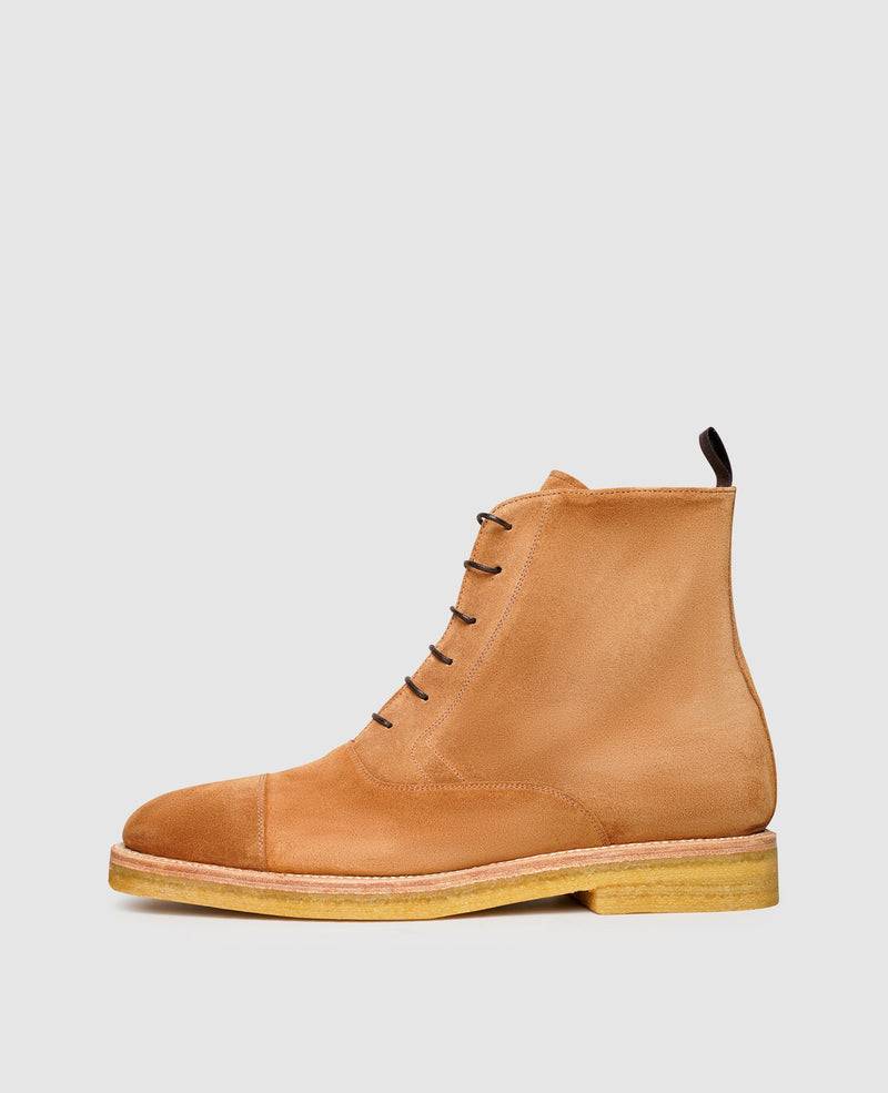 Shoepassion Rahmengenähte Herren-Schnürboots aus Rauleder Henry Stevens Shoepassion Nur für heute