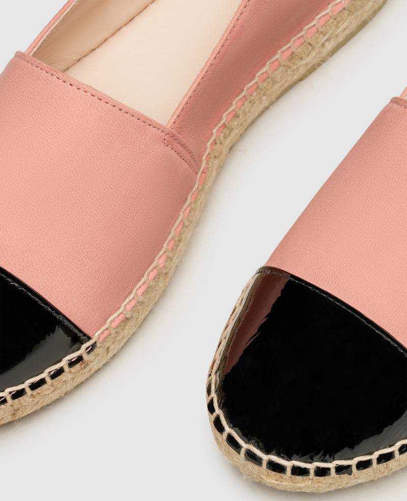 Shoepassion Damen-Espadrilles aus Nubuk und Lackleder Henry Stevens Shoepassion Günstiger Verkauf