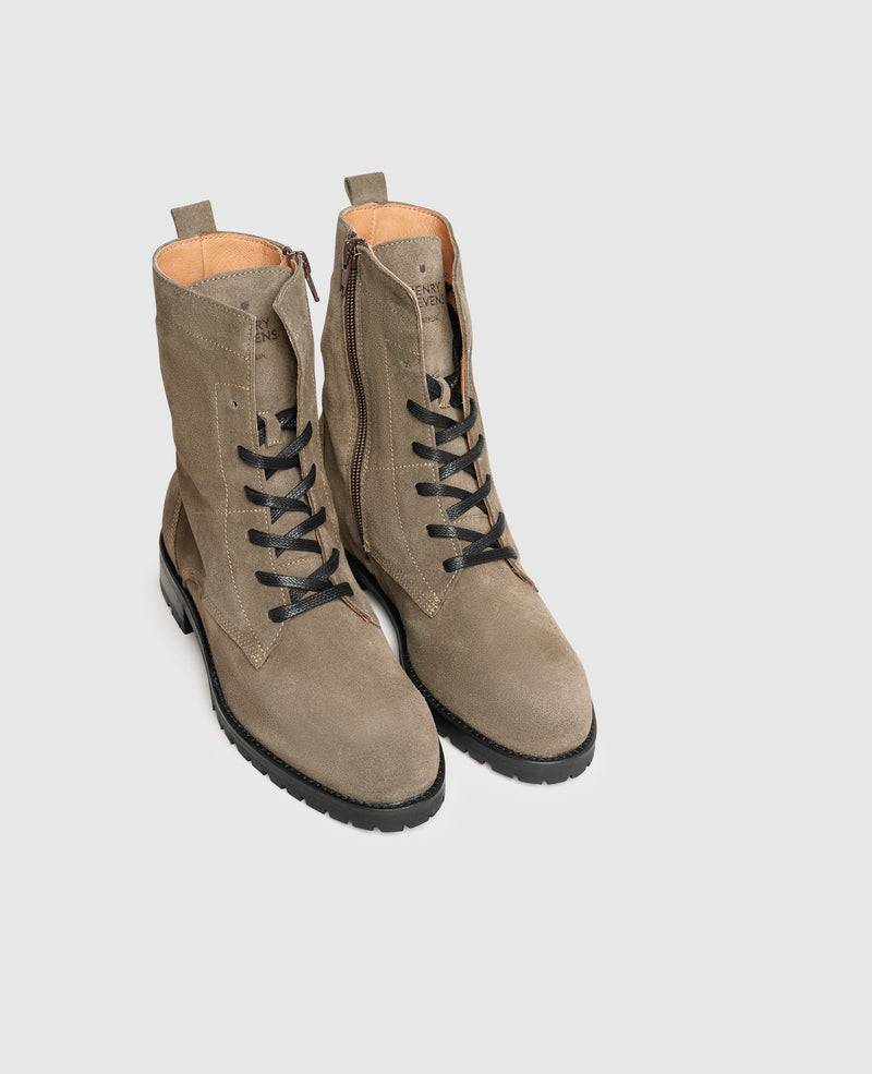 Shoepassion Schnürstiefel aus Velours für Damen Henry Stevens Shoepassion Meist gekauft