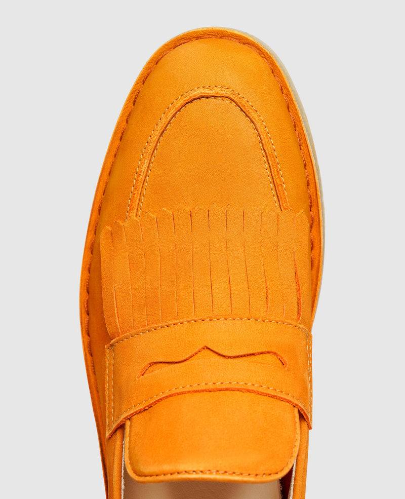 Shoepassion Leichte Damen Fringe Loafer mit Kreppsohle Henry Stevens Shoepassion Exklusivangebot