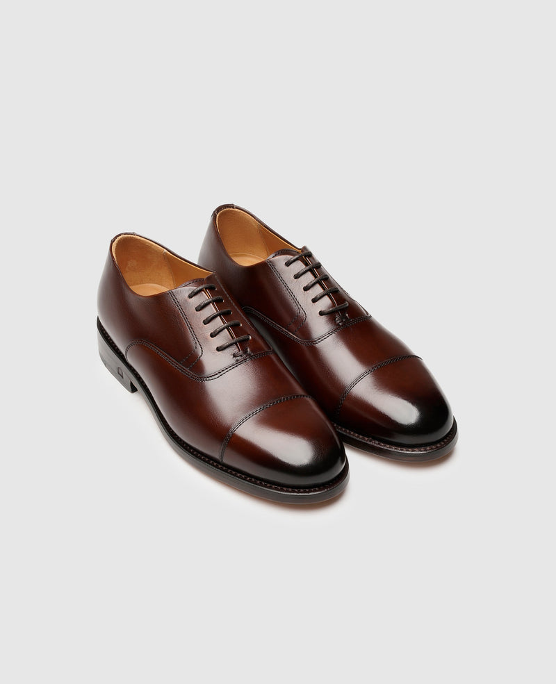 Shoepassion Handgefertigter Captoe Oxford Damen-Lederschuh Henry Stevens Shoepassion Weihnachtsangebot