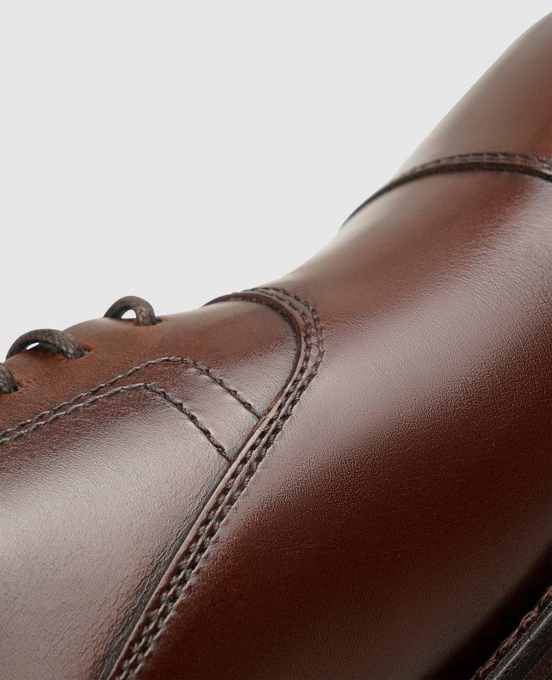 Shoepassion Handgefertigter Captoe Oxford Damen-Lederschuh Henry Stevens Shoepassion Weihnachtsangebot