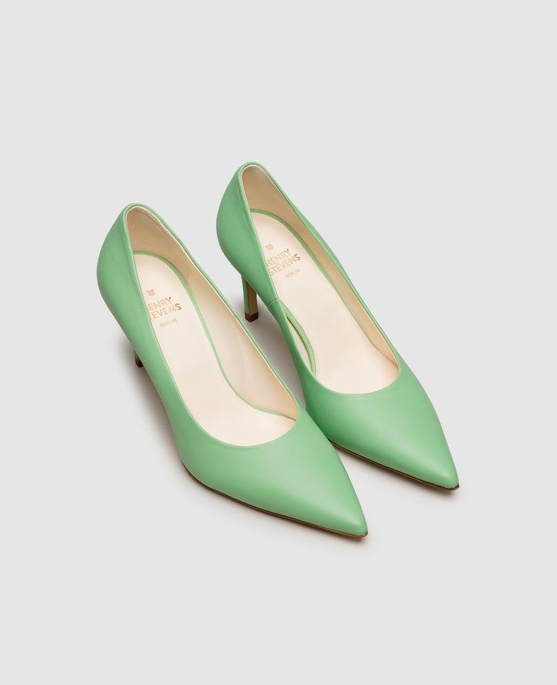 Shoepassion Handgefertigte Damen-Pumps aus weichem Kalbsleder| Henry Stevens Shoepassion Heißer Verkauf