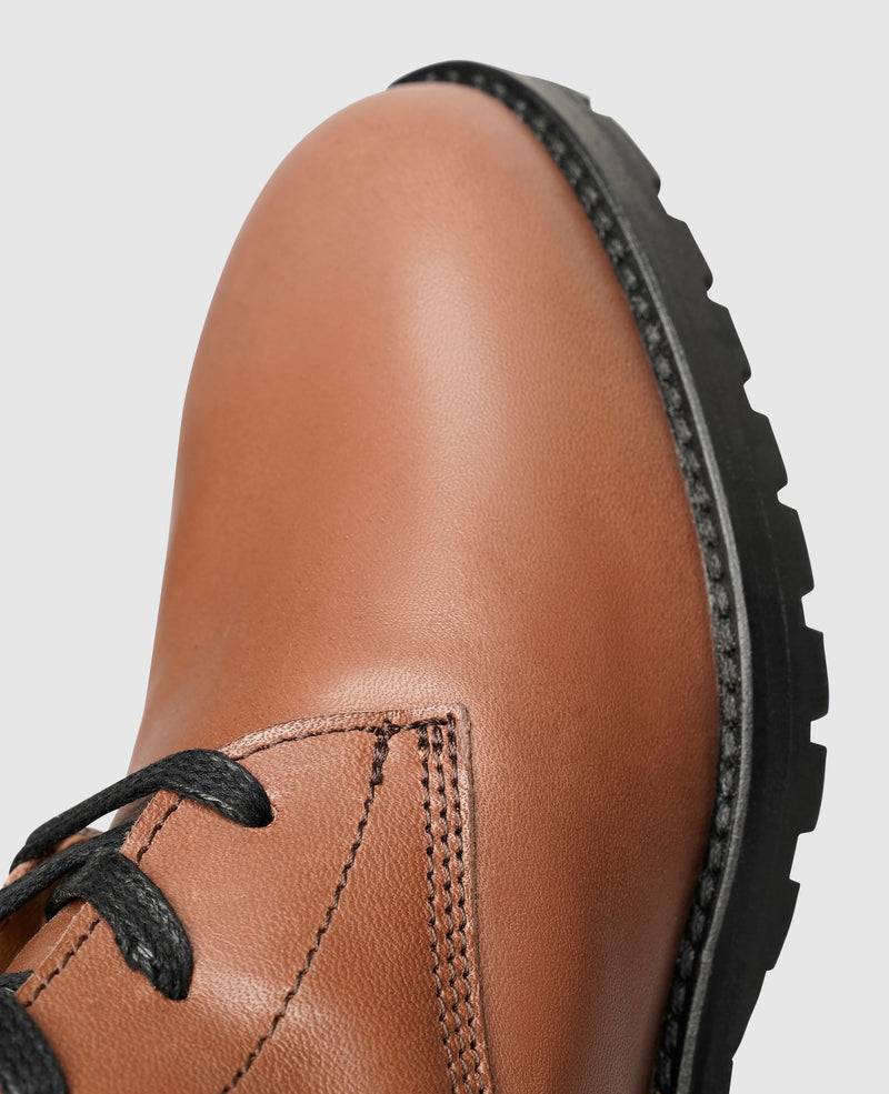 Shoepassion Schnürstiefel aus Glattleder für Damen Henry Stevens Shoepassion Exklusive Angebote