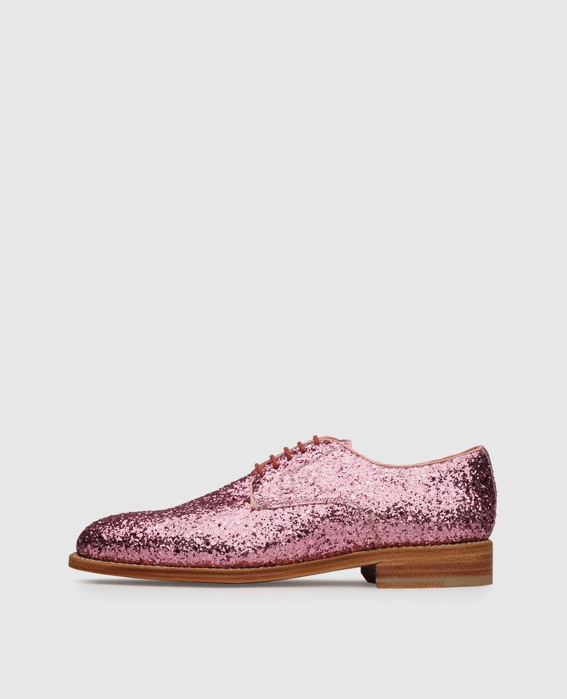 Shoepassion Rahmengenähter Derby Glitzer-Damenschuh Henry Stevens Shoepassion Große Rabatte