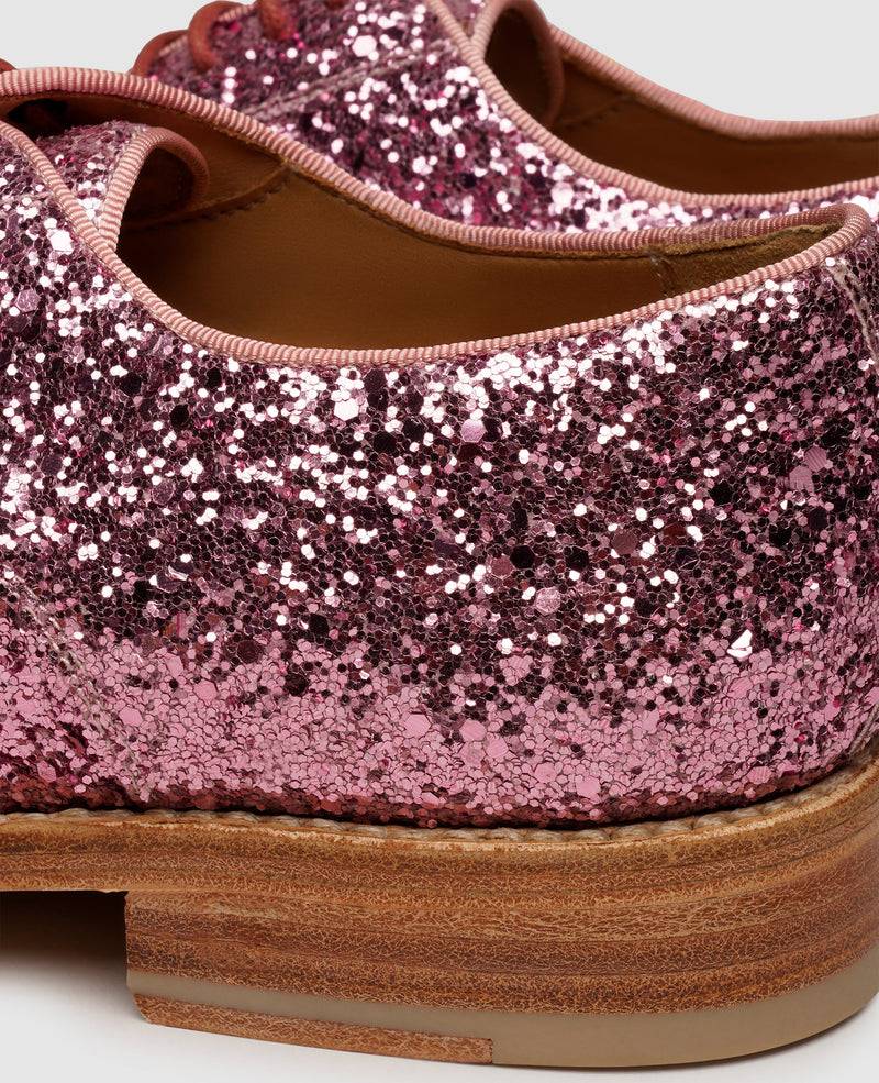 Shoepassion Rahmengenähter Derby Glitzer-Damenschuh Henry Stevens Shoepassion Große Rabatte
