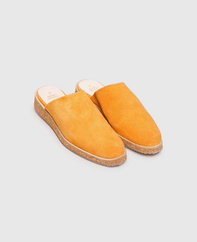 Shoepassion Leichte Damen-Mules mit Velours & Korksohle Henry Stevens Shoepassion Rabatte dieses Monats
