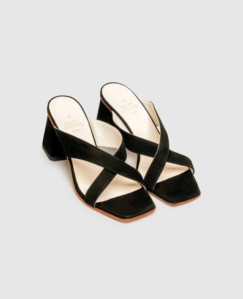 Shoepassion Elegante Damen-Pantolette mit Blockabsatz Henry Stevens Shoepassion Fabrikpreis
