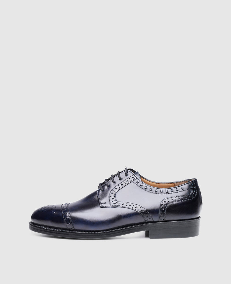 Shoepassion Rahmengenähter Half-Brogue Derby Herrenschuh Heinrich Dinkelacker Shoepassion Neueste Stile