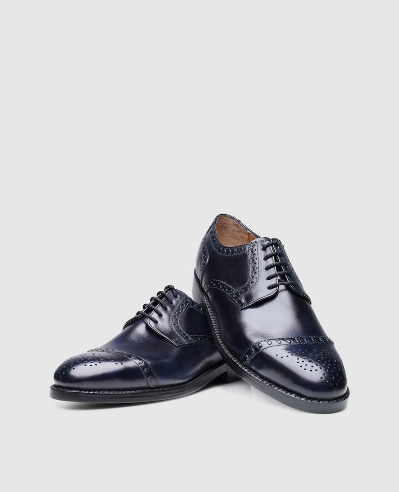 Shoepassion Rahmengenähter Half-Brogue Derby Herrenschuh Heinrich Dinkelacker Shoepassion Neueste Stile