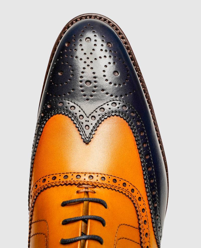 Shoepassion Klassischer Two Tone Herrenschuh aus Leder Henry Stevens Shoepassion Letzter Tag