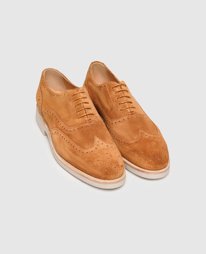 Shoepassion Flexible Full-Brogue Oxford Herrenschuhe mit Velours Shoepassion Zeitbegrenzte Promotion