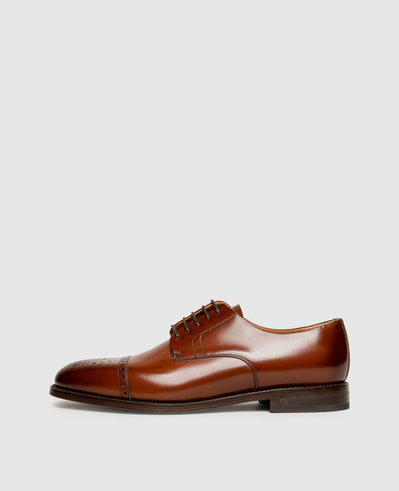 Shoepassion Elegante Half-Brogue Derby Herrenschuhe aus edlem Leder Shoepassion Bis zu 50% Rabatt