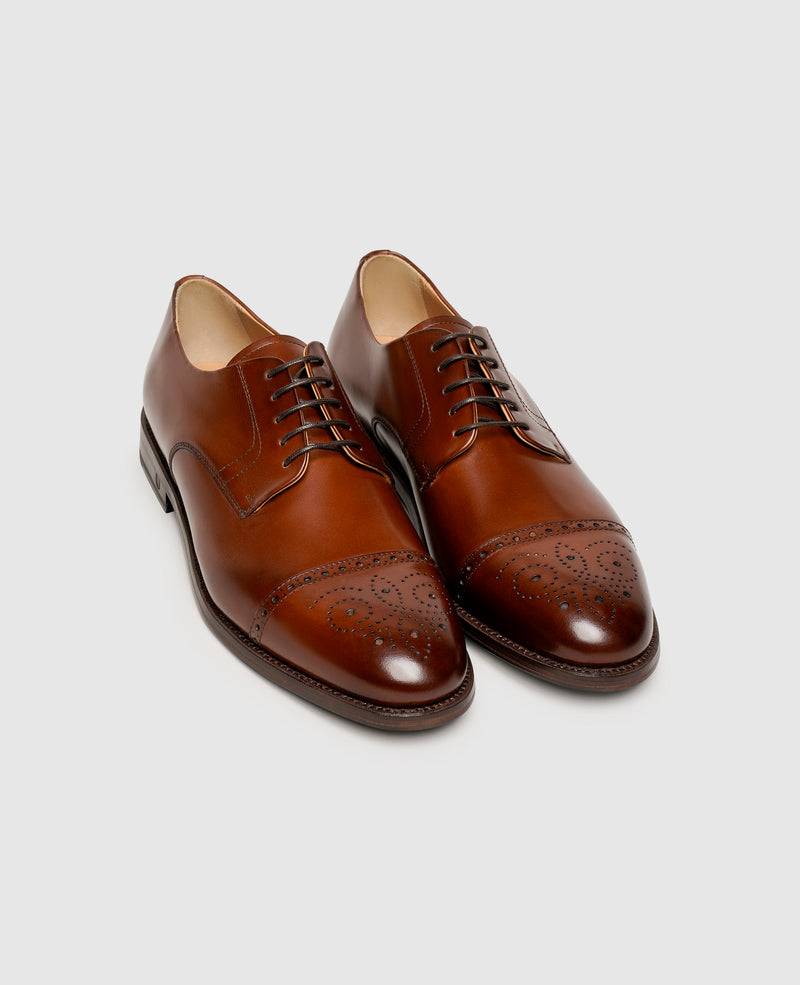 Shoepassion Elegante Half-Brogue Derby Herrenschuhe aus edlem Leder Shoepassion Bis zu 50% Rabatt