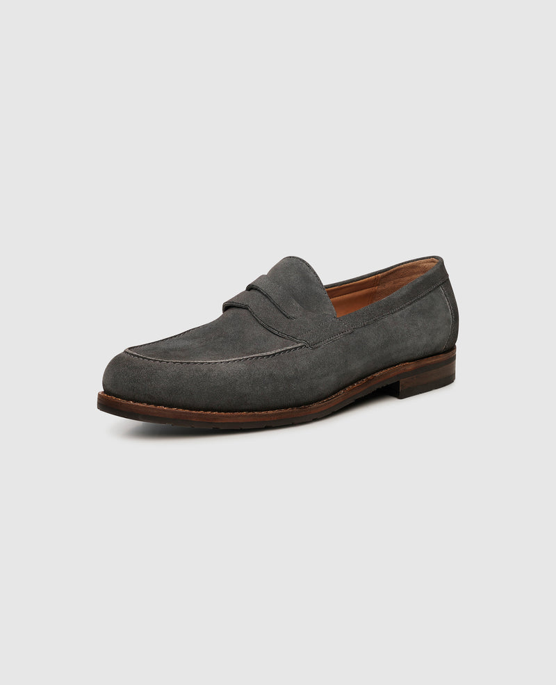 Shoepassion Handgefertigter Penny Loafer für Herren aus Velours Shoepassion Super Rabatt