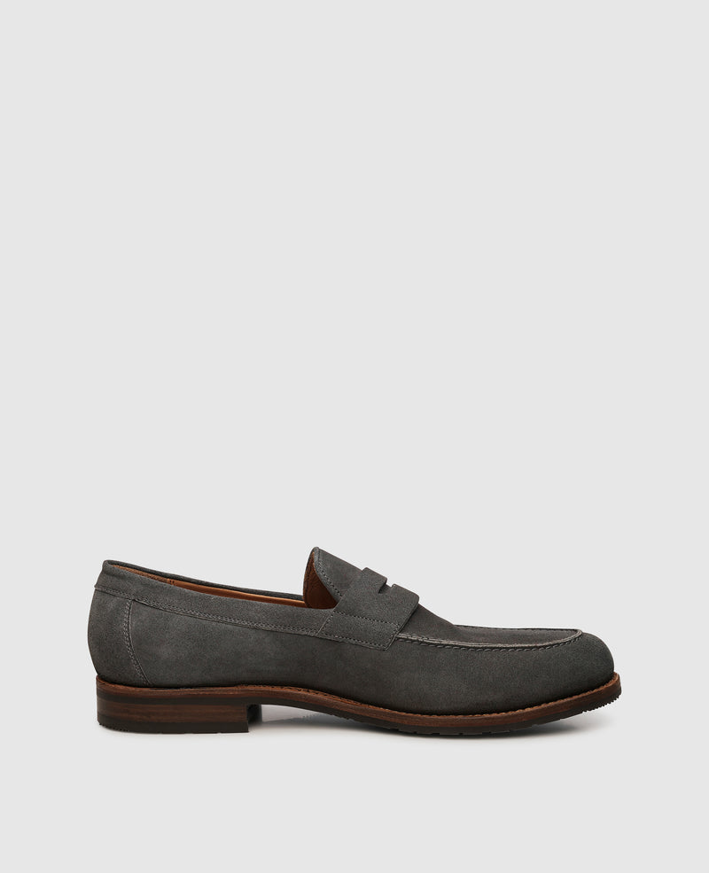 Shoepassion Handgefertigter Penny Loafer für Herren aus Velours Shoepassion Super Rabatt
