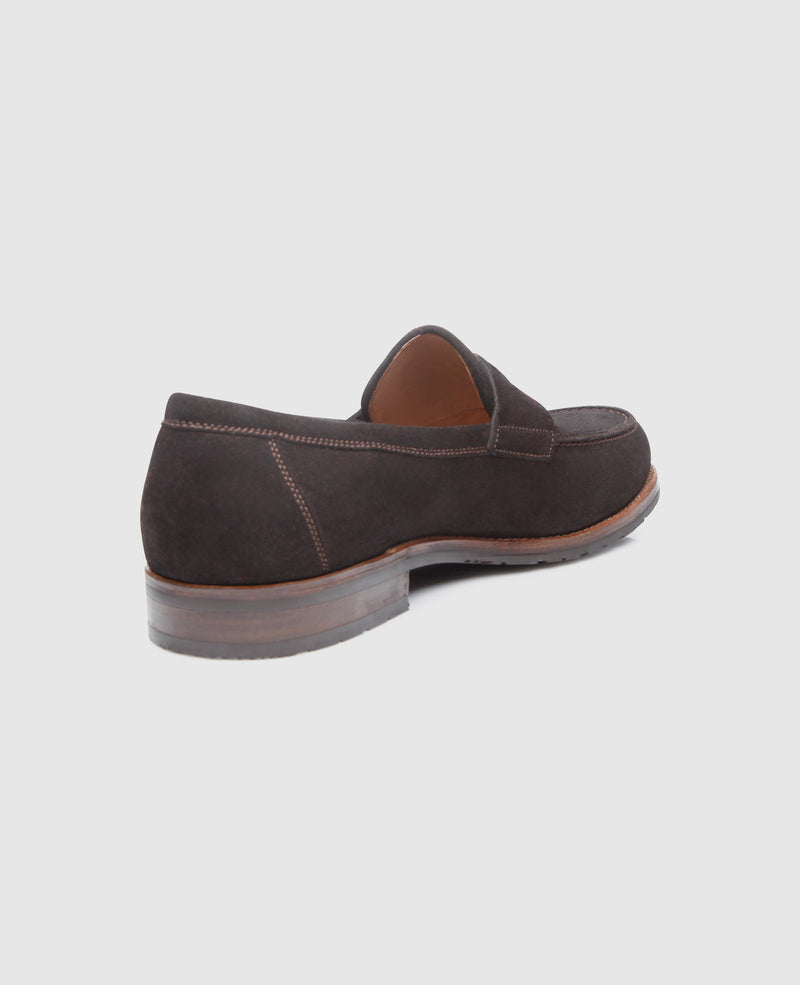 Shoepassion Handgefertigter Penny Loafer für Herren aus Velours Shoepassion Riesige Rabatte
