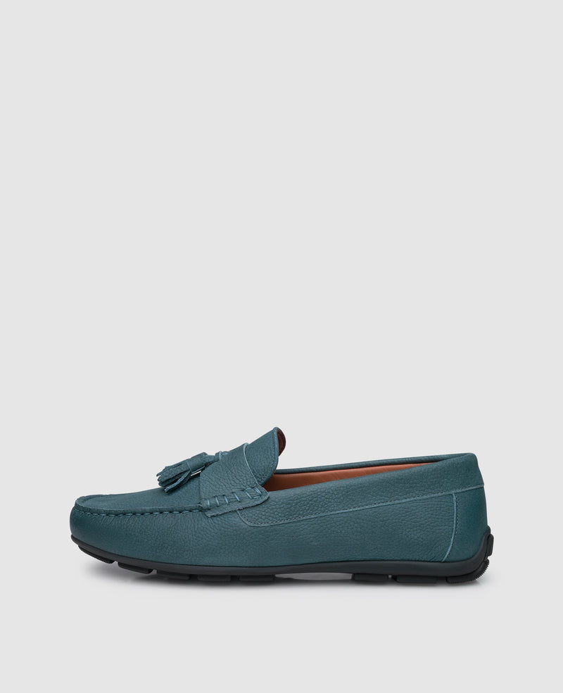 Shoepassion Feiner Herren-Mokassin aus geprägtem Nubuk Shoepassion Clearance-Verkauf