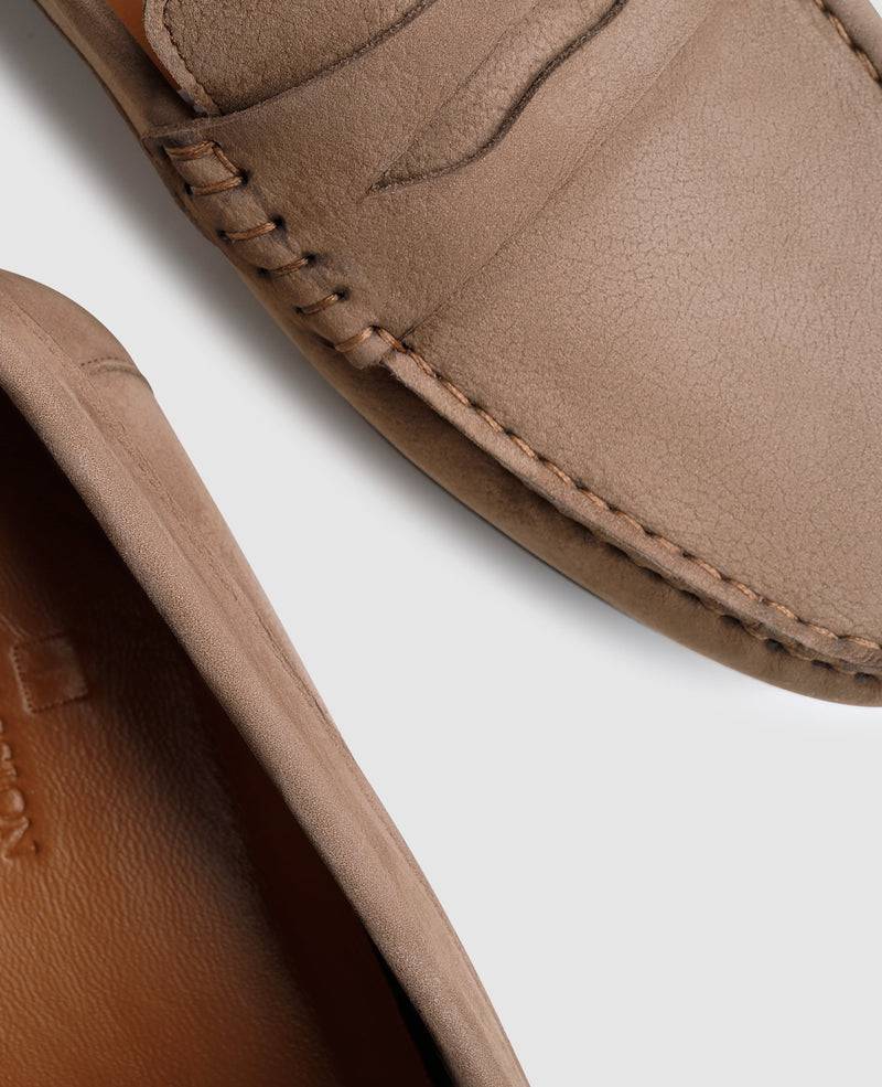 Shoepassion Feiner Herren-Mokassin aus geprägtem Nubuk Shoepassion Begrenzt auf 3 Tage