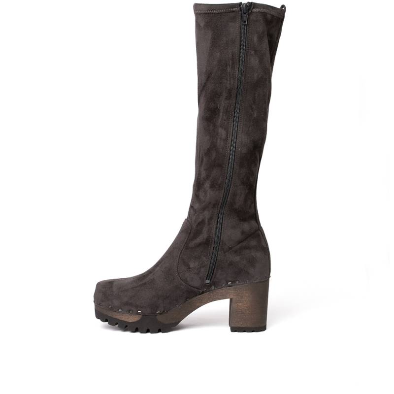 Softclox OLIVERA vegan Velourseffekt grau (dunkel) Günstig kaufen