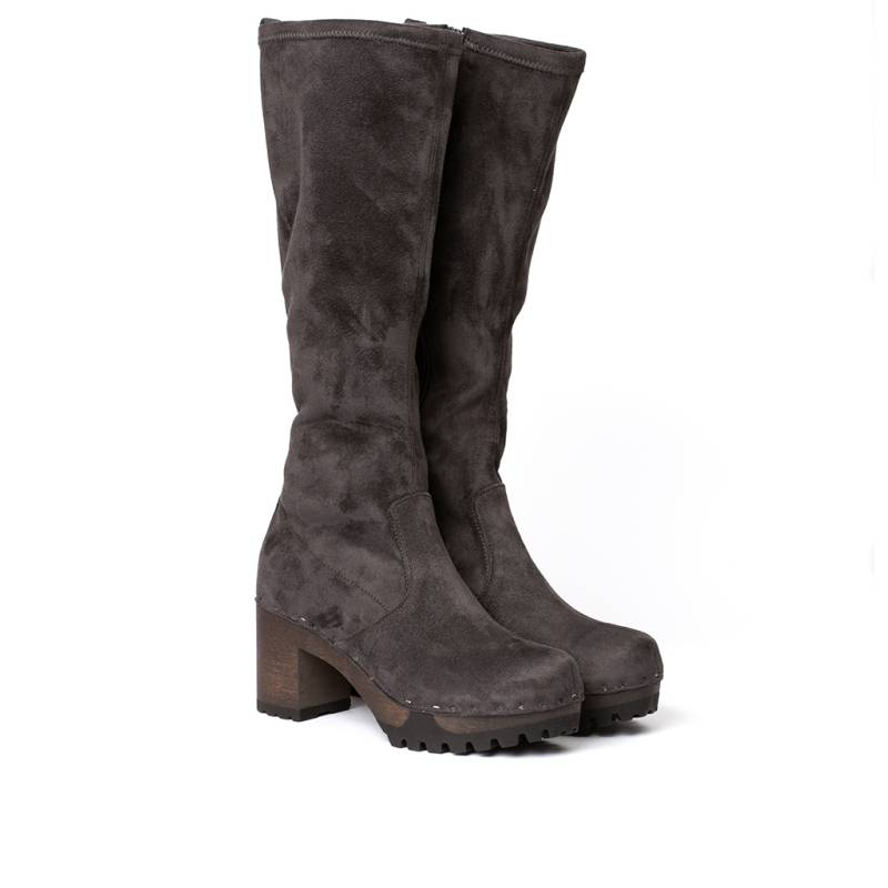 Softclox OLIVERA vegan Velourseffekt grau (dunkel) Günstig kaufen
