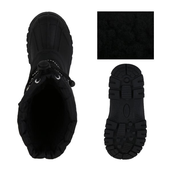 Stiefelparadies Kinder Winter Boots in Schwarz Tägliche Deals