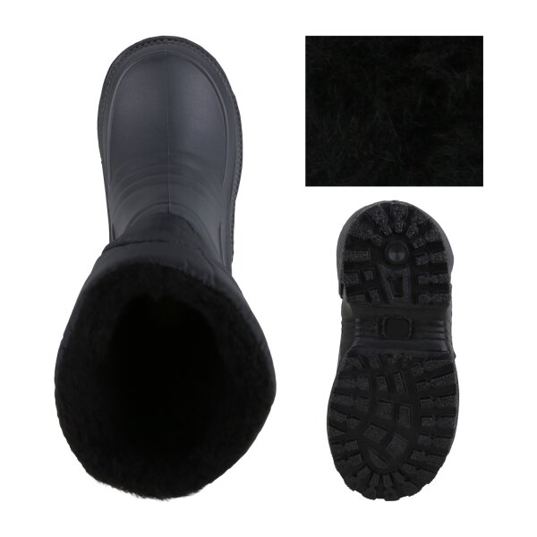 Stiefelparadies Kinder Winter Boots in Grau Schwarz Riesige Ersparnisse