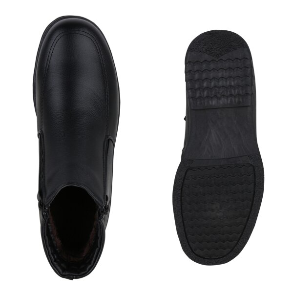 Stiefelparadies Herren Winter Boots in Schwarz Rabatt