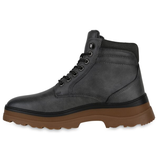 Stiefelparadies Herren Winter Boots in Grau Zeitbegrenzte Promotion